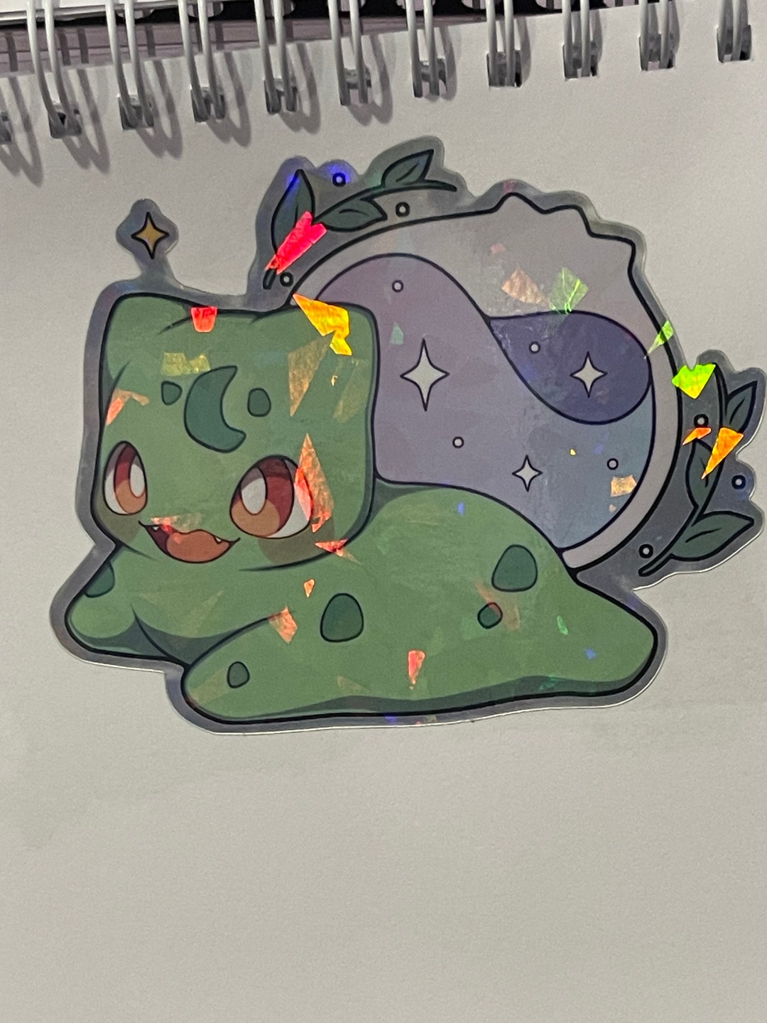 Bulbasaur Potion Holographic Sticker Etsy
