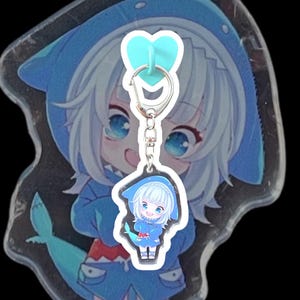 Gawr Gura Acrylic Keychain