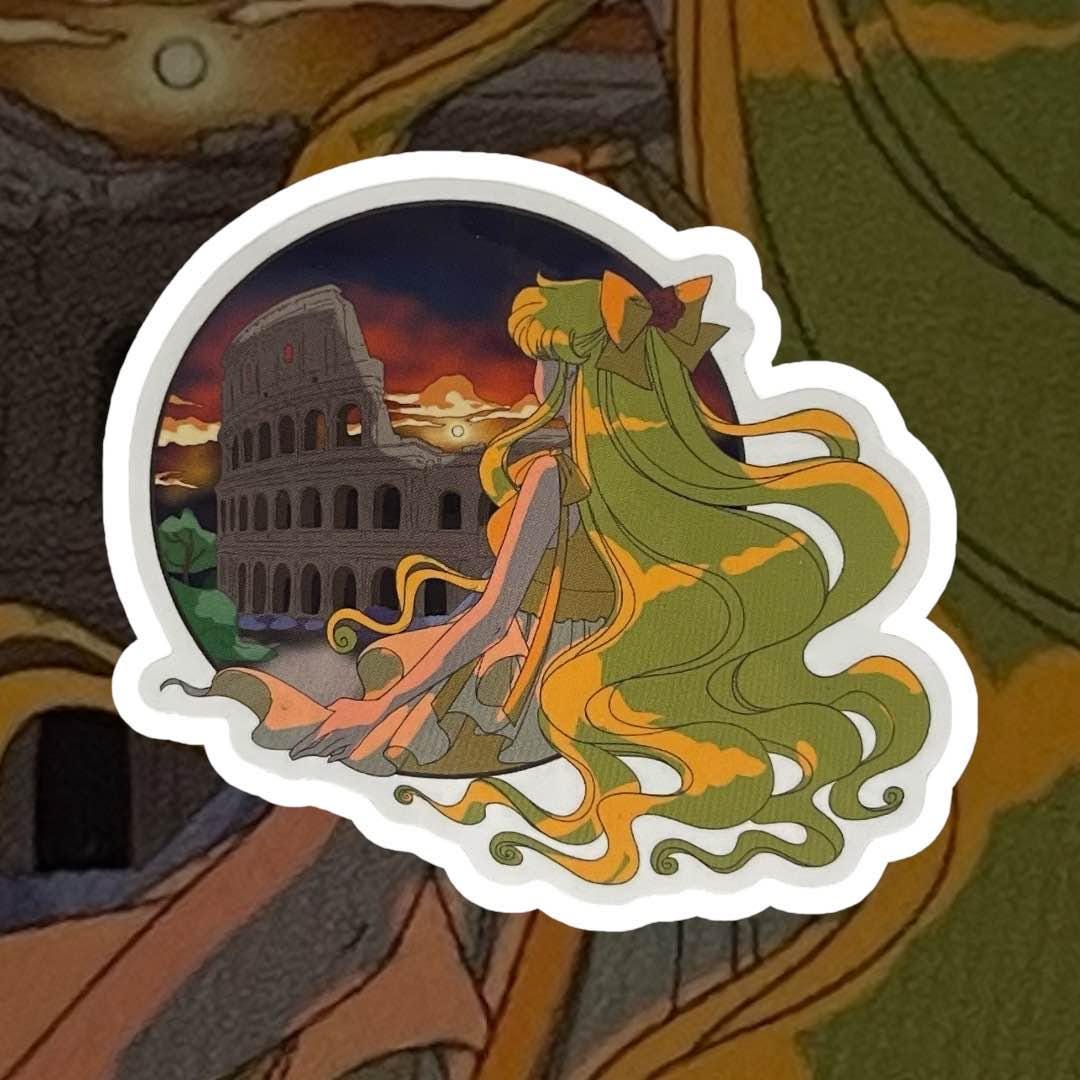 Venus Colosseum Vinyl Sticker - Etsy
