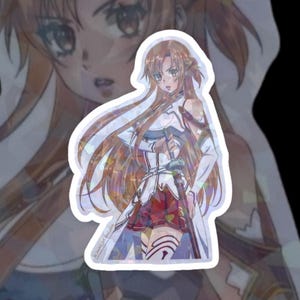 Adesivo olografico Asuna Yuuki