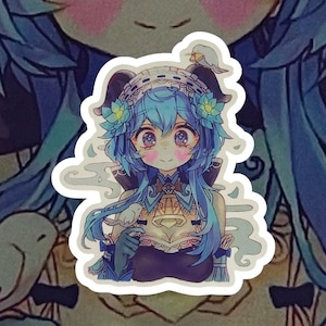 Genshin Kawaii Ganyu Vinyl Sticker