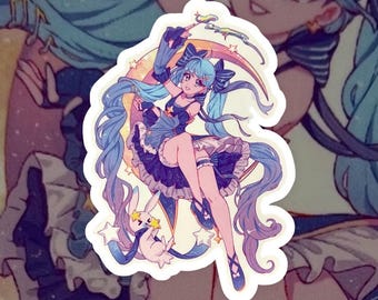 Winter Hatsune Miku Vinyl Aufkleber