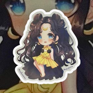 Luna Chibi Vinyl Sticker
