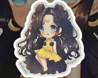 Luna Chibi Vinyl Sticker
