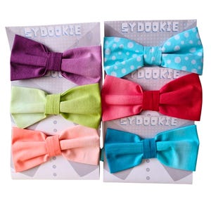 Handgefertigte, gebundene, zweifarbige Fliege mit voll verstellbarem Halsband