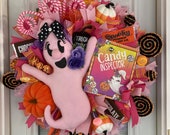 Halloween Candy Wreath