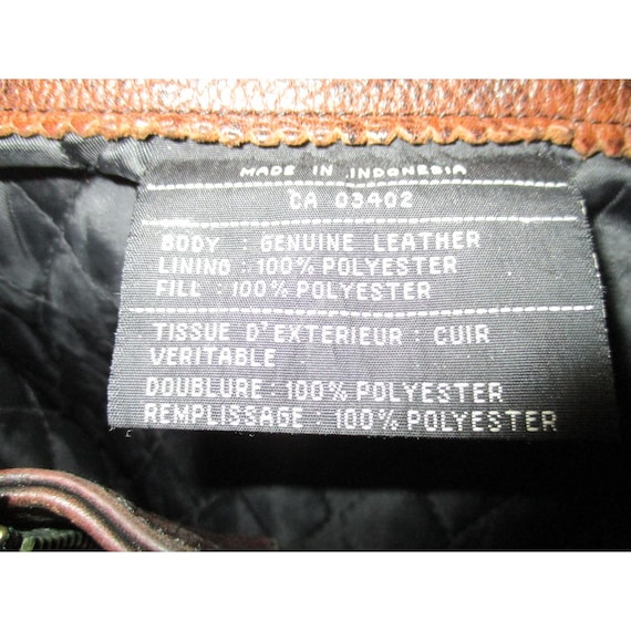 Vintage Harley Davidson Brown Leather Motorcycle … - image 5