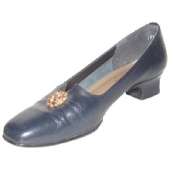 California Magdesians Vintage Navy Blue Leather Lo