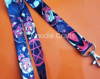 Helluva Boss Cast Double Sided Standard LANYARD | Fanart Charlie