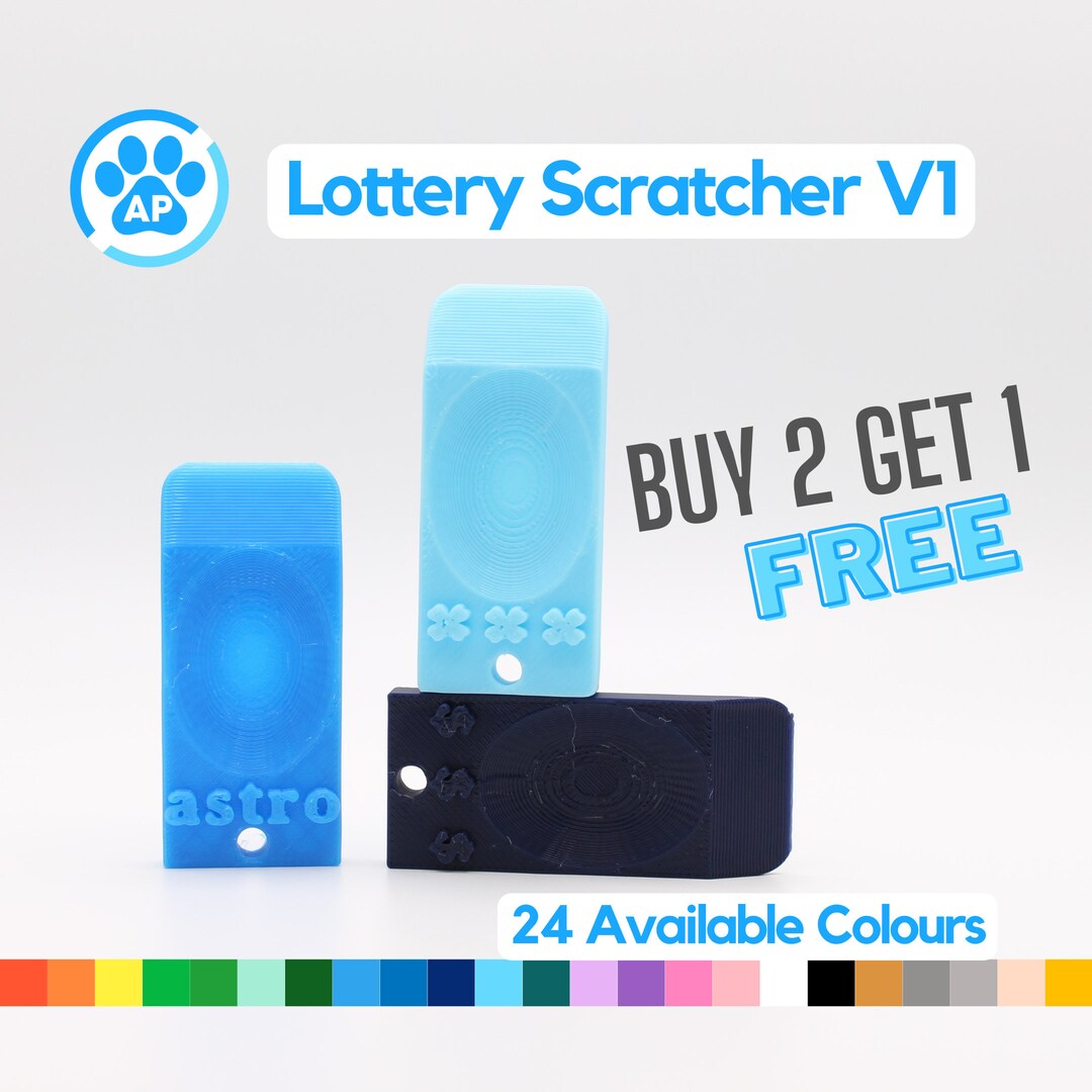 Custom Lottery Scratcher V1 Etsy
