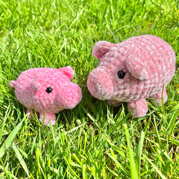 MADE TO ORDER *** Crochet pig plushie