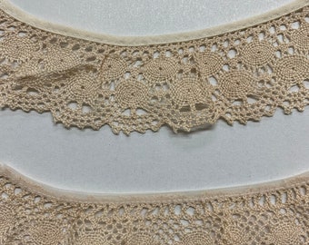 Vintage Lace, Antique Lace, 2 Yards , 2 Inch Vintage Lace, 2 1/2 Inch Vintage Lace, Cream Vintage Lace, Cream Lace,  Antique Lace, Lace
