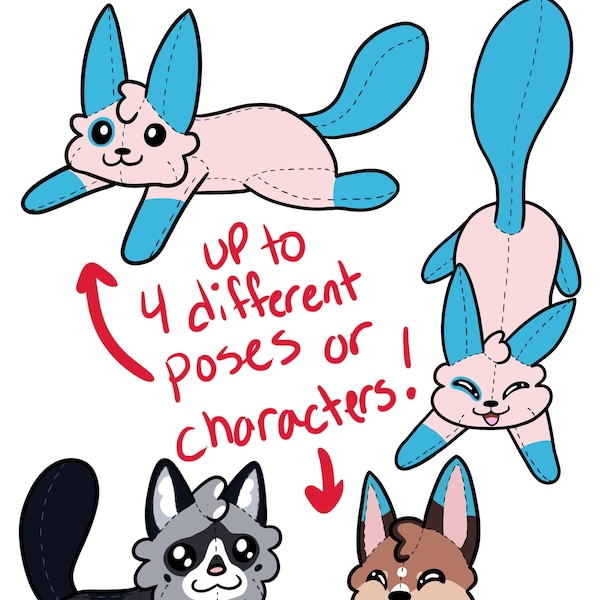 Drawings Into Plush Etsy