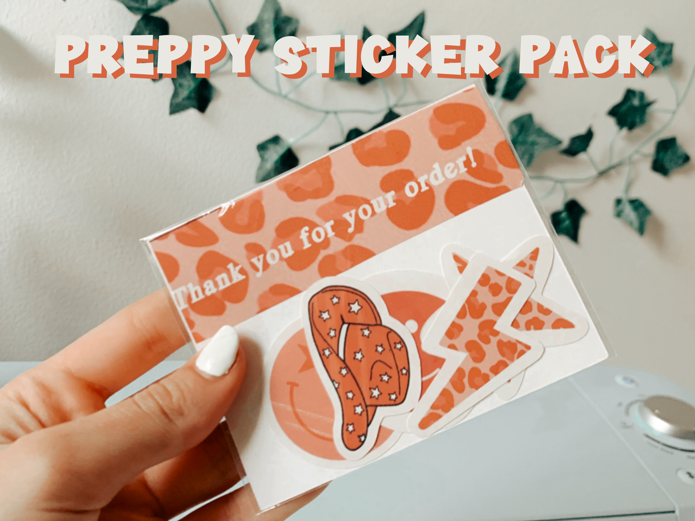 Wall Décor Preppy Sticker Pack Home & Living