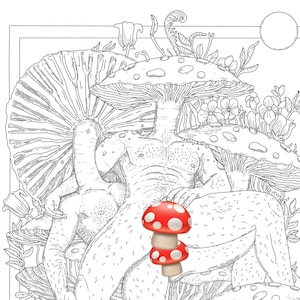 Mushroom Penis Coloring - Etsy Ireland