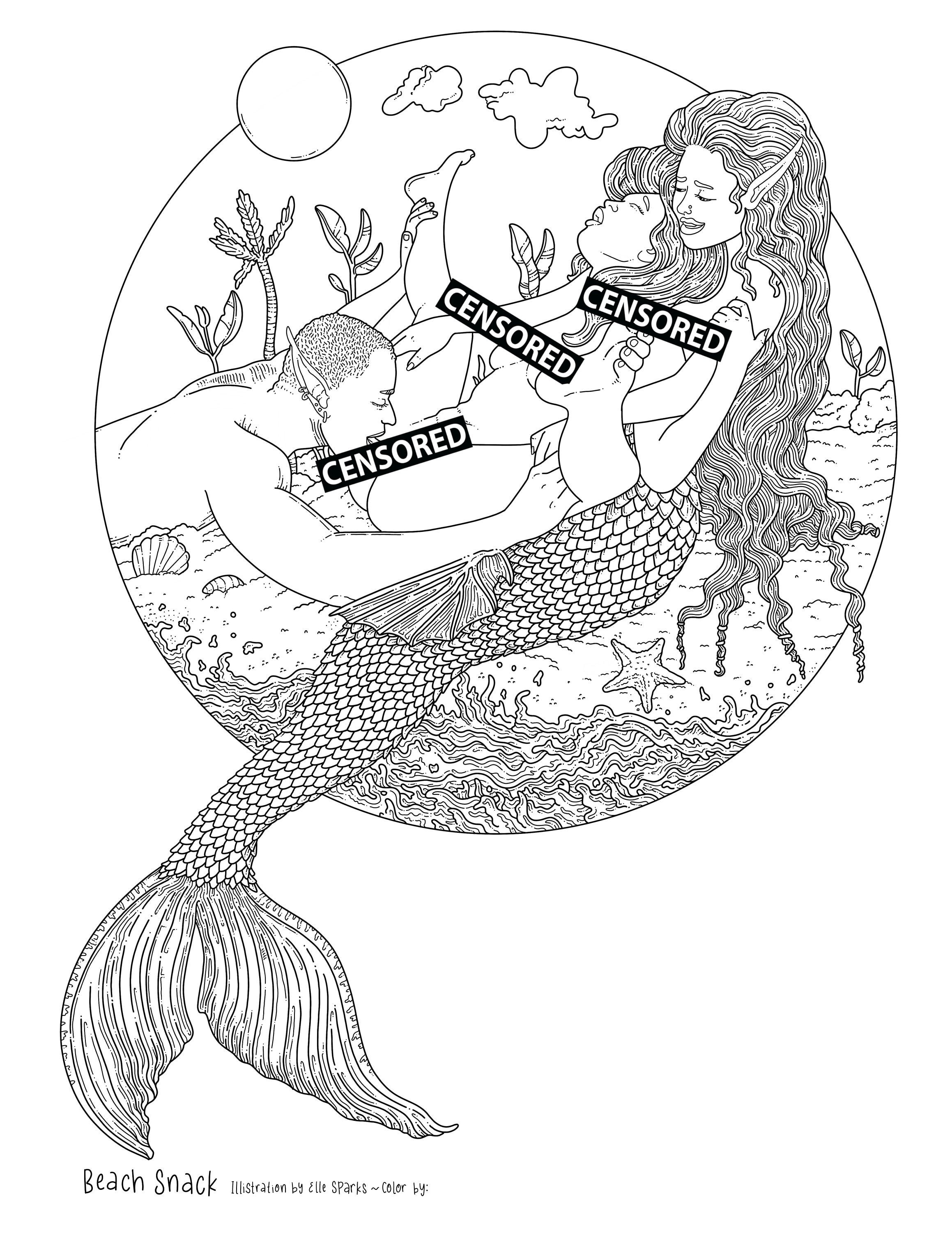 Strand Snack , Reifen , Meerjungfrauen , Pilze, xxx , Erwachsene Humorvoll  , Paar Aktivität , Schwanz , Penis, Erotik , Printable , PDF - Etsy.de