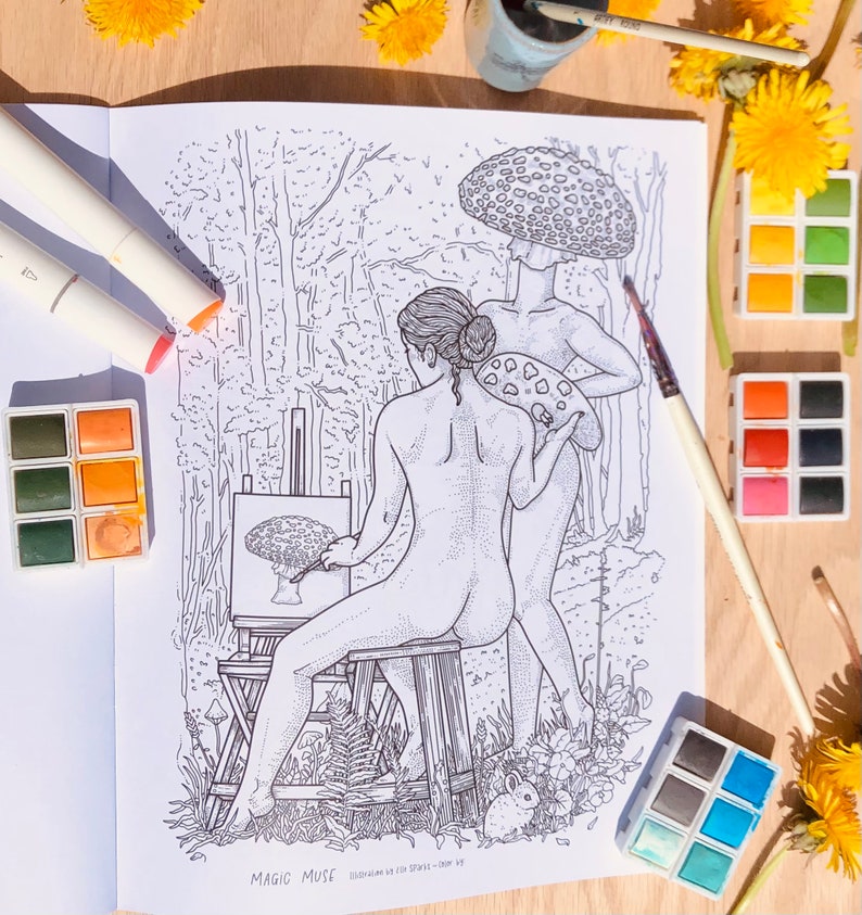 That Magical Mushroom Coloring Book by Elle Sparks 2nd Edition image 4