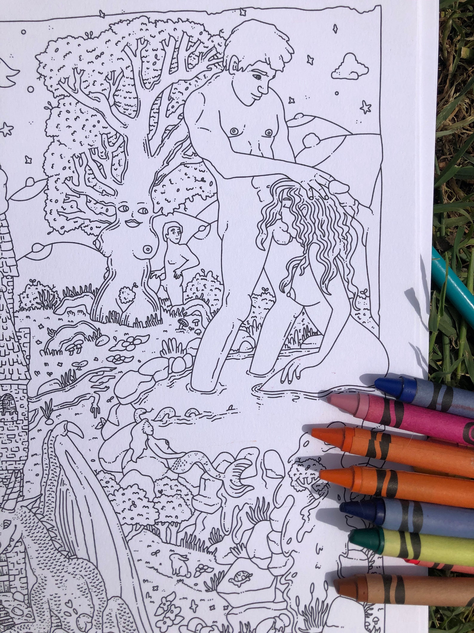 Printable Erotic Adult Sexy Coloring Book Page Kinky Couples - Etsy