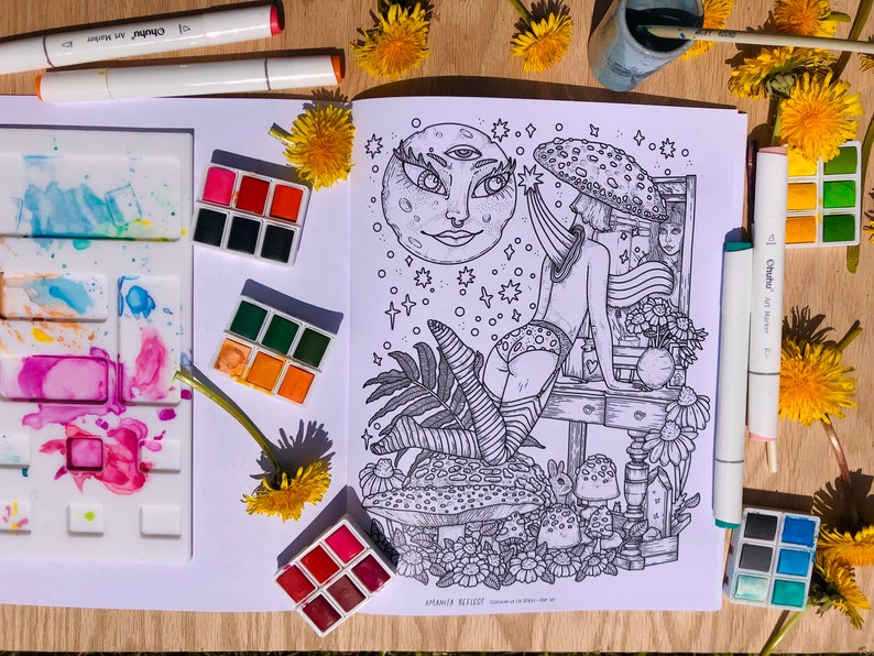 That Magical Mushroom Coloring Book by Elle Sparks 2nd Edition image 3