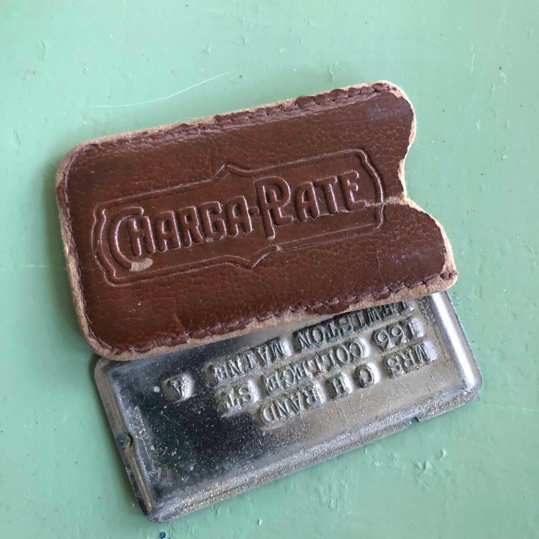 Vintage Farrington Chargaplate From Pecks Dept Store Etsy