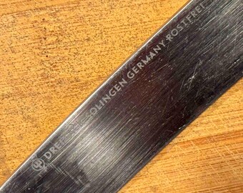 ヴィンテージ ゾーリンゲン カービングセット：鹿の角のハンドルナイフ