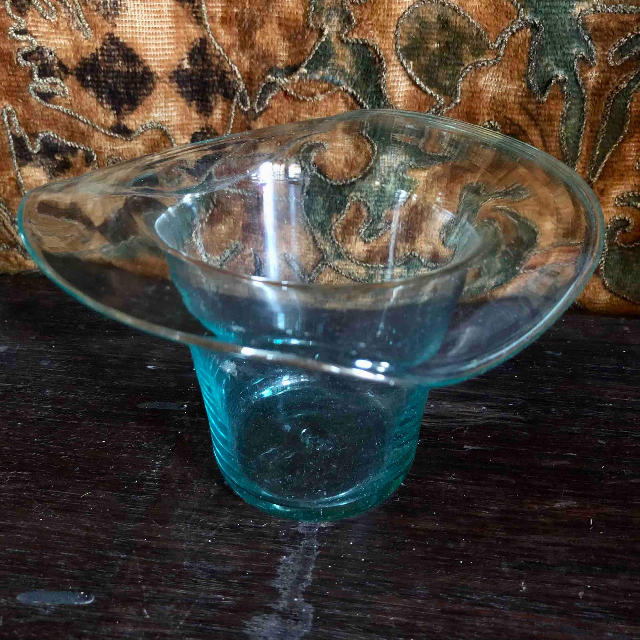 ガラス 壷 吹きガラスのトップハット花瓶/ウィムジー - Etsy 日本