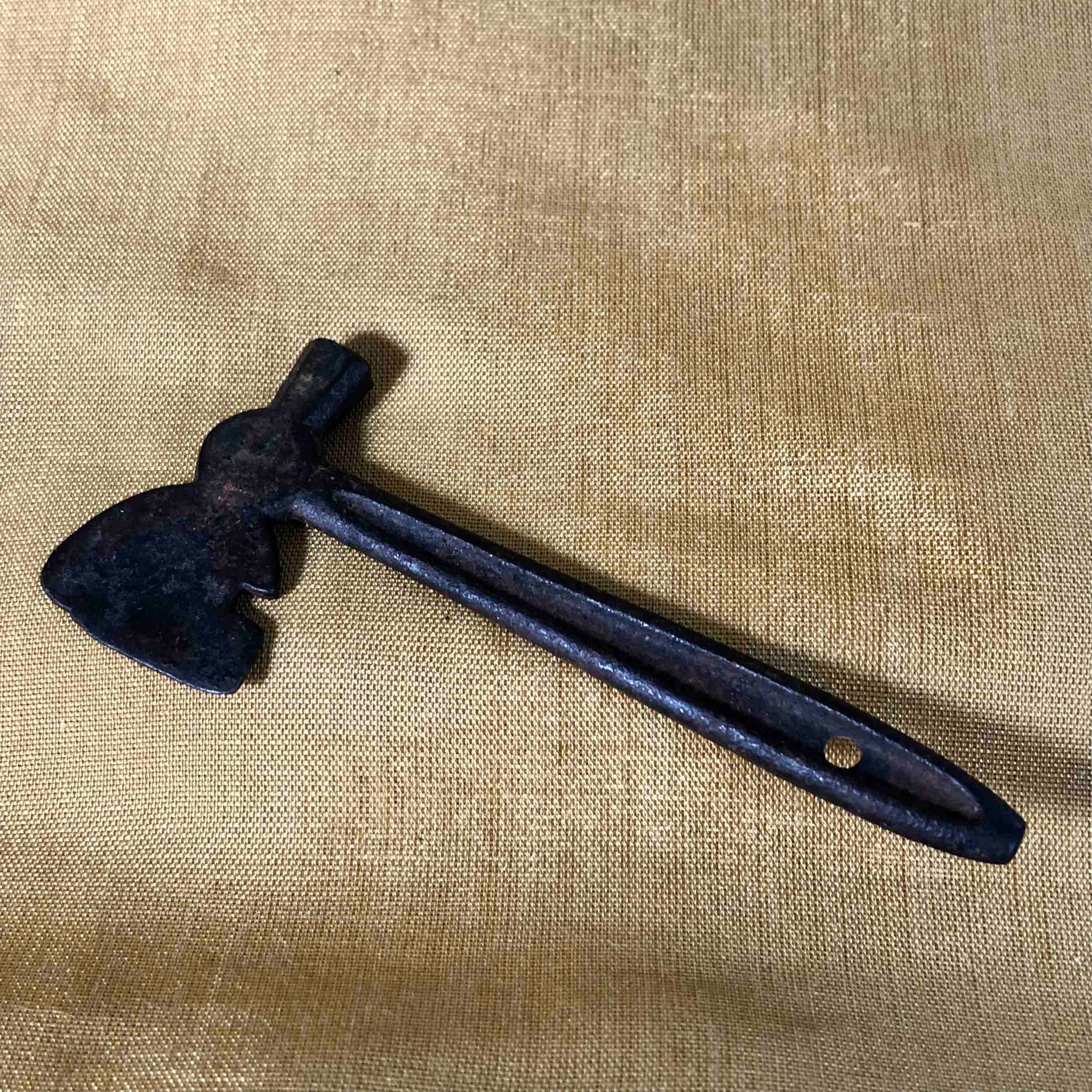 Vintage Miniature Iron Axe Bottle Opener
