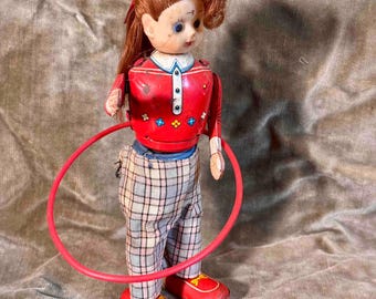 1950年代のヴィンテージゼンマイ仕掛けのおもちゃ、メリーさんのひつじ