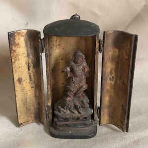 Antique Butsudan Traveling Altar