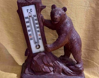 Vintage American Thermometer Enamelware Porcelain Outdoor