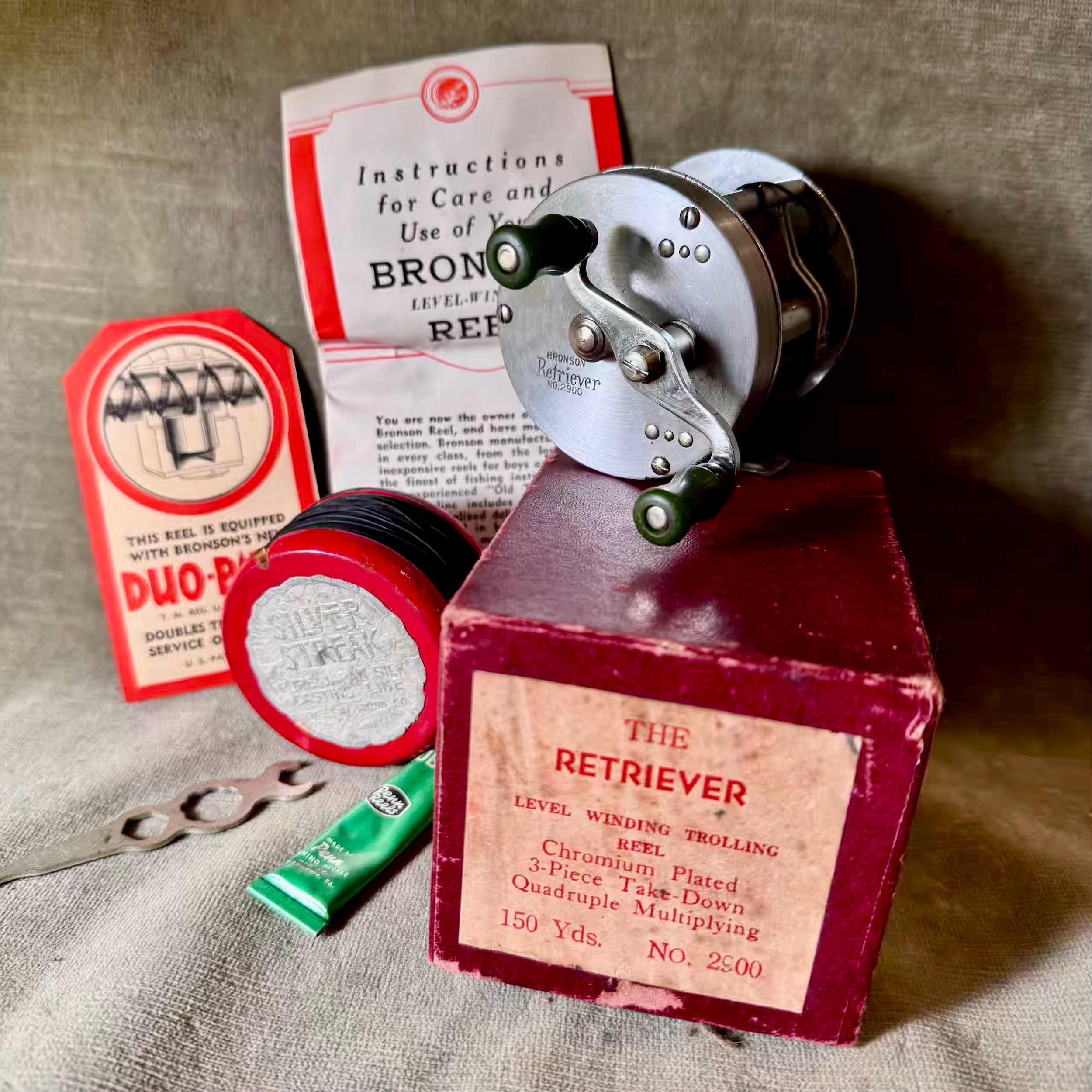 良品！ 西ドイツ ビンテージ ダム フライリール ブロンソン ロイヤル