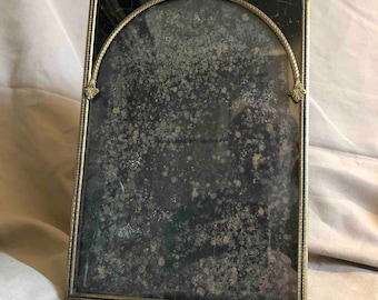 Vintage Standing Brass 7&quot; x 10&quot; Photo Frame
