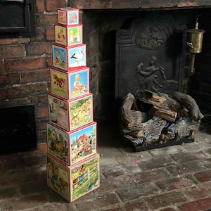 Vintage Children's Stacking Blocks