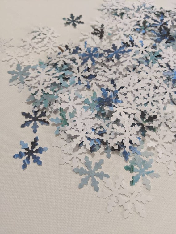 Snowflake Confetti (1000+)/Winter Paper Confetti/Christmas Party  Decoration, Made in USA