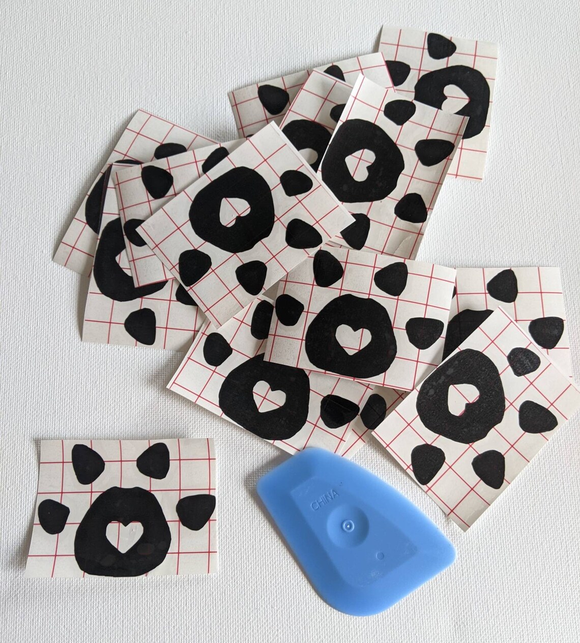 paw print removable vinyl wall decals waterproof etsy