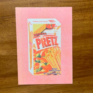 Pretz pizza risograph prints (5x7 in)
