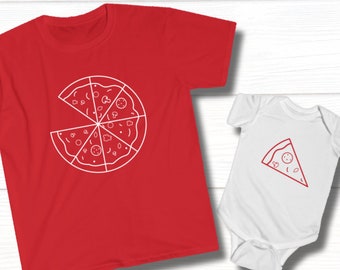 Coppia Di T-Shirt Agliette Aa E Figlio/Figlia Idea Regalo Festa