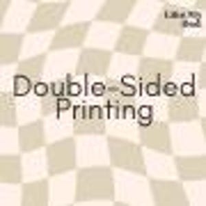 Double-Sided Printing Upgrade