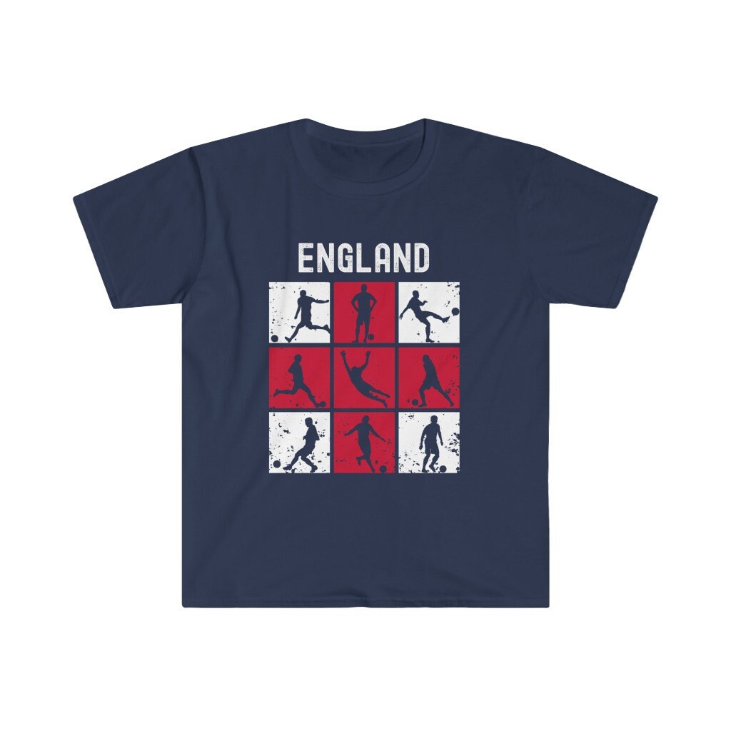 Discover England Soccer Shirt, English Football Jersey, Team England Soccer T-Shirt