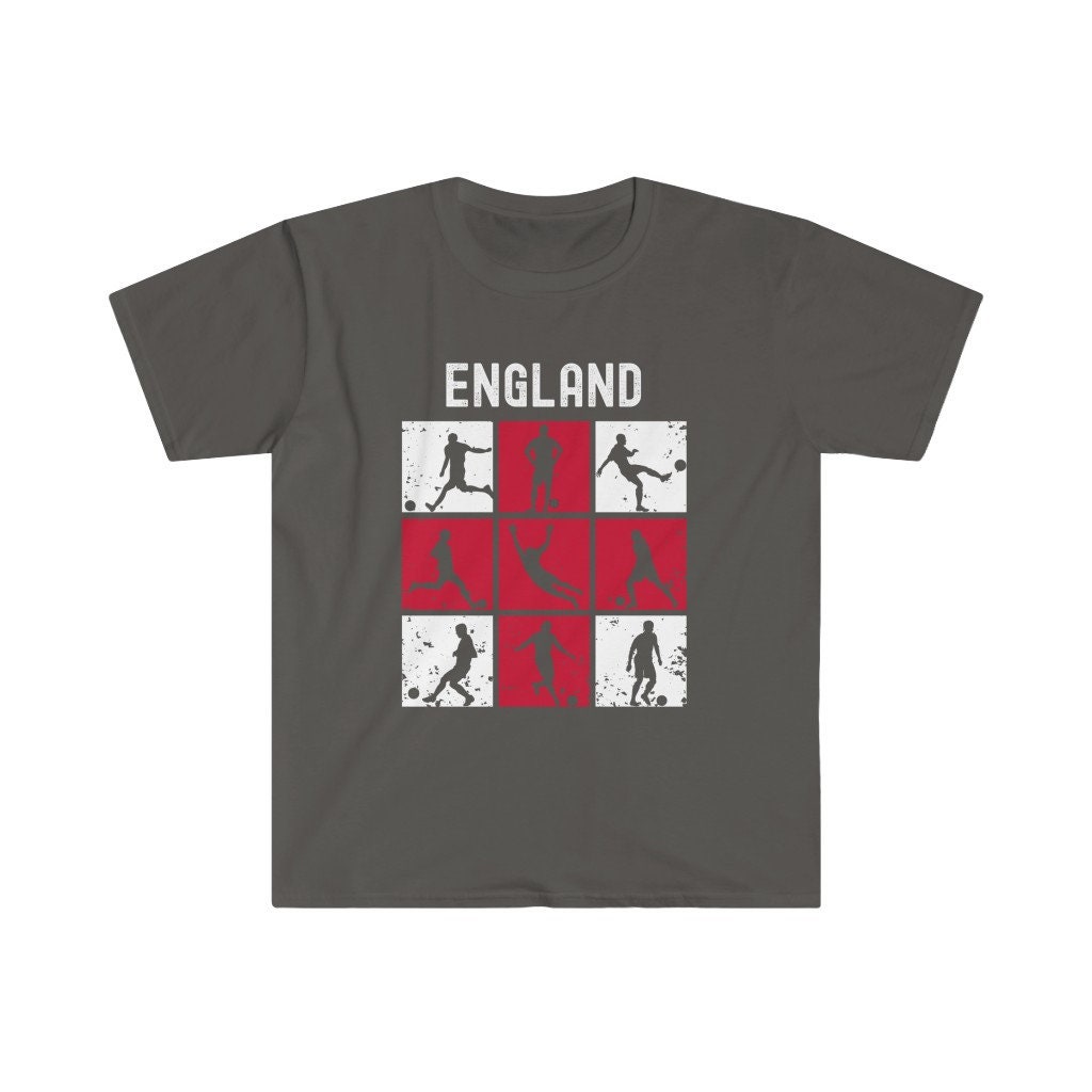 Discover England Soccer Shirt, English Football Jersey, Team England Soccer T-Shirt