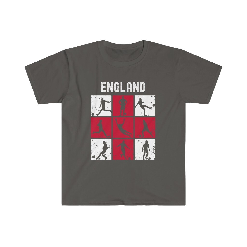 Discover England Soccer Shirt, English Football Jersey, Team England Soccer T-Shirt