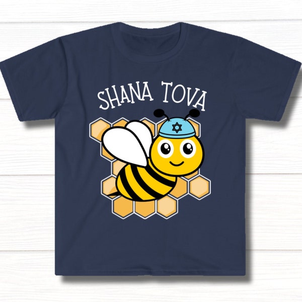 Shana Tova Rosh Hashana Shirt, Cute Kids Yom Kippur TShirt, Womens Jewish New Year T-Shirt, Jewish Baby Gift, Children's Outfit, Shanah Tova