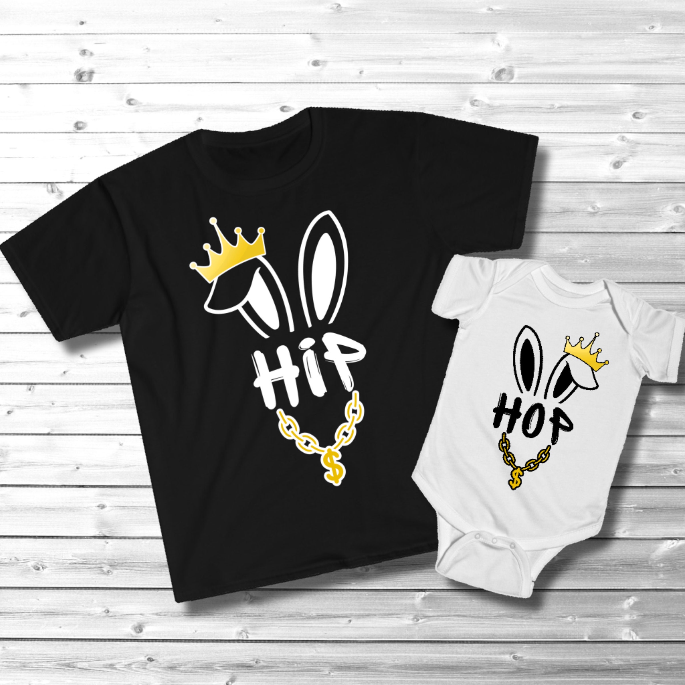 Dad Baby Easter Shirt hip Hop Matching 