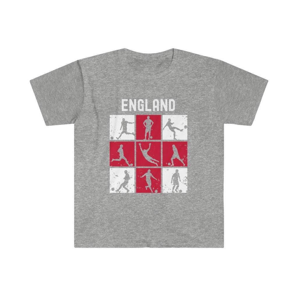 Discover England Soccer Shirt, English Football Jersey, Team England Soccer T-Shirt