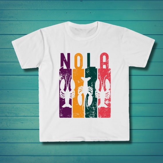 Funny Distressed Vintage Mardi Gras Nola Retro New Orleans T-Shirt Funny Distressed Vintage Mardi Gras Nola Retro New Orleans T-Shirt