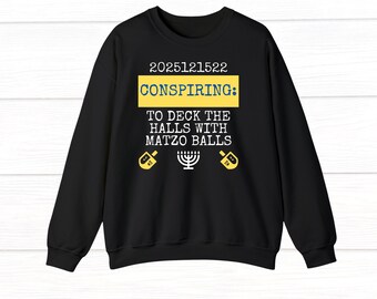 Hanukkah Matching Custom Sweatshirts