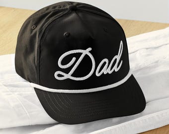 Regalo del Día del Padre para papá, gorra de golf personalizada, gorra retro personalizada con cuerda, gorra de golf personalizada para papá, regalo para papá primerizo.