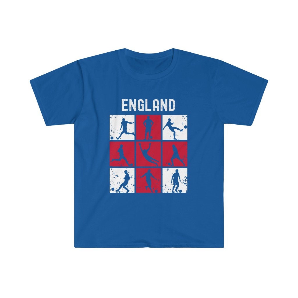 Discover England Soccer Shirt, English Football Jersey, Team England Soccer T-Shirt