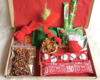 Multicat Cat Christmas Gift Box, Handmade Catnip Toys, Pet Christmas, Crazy Cat Lady Gifts, Gifts for Cat Lovers, Xmas Gifts For Kitties