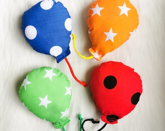 Catnip Balloon Toy: Handmade Fabric Cat Toy, Personalisable